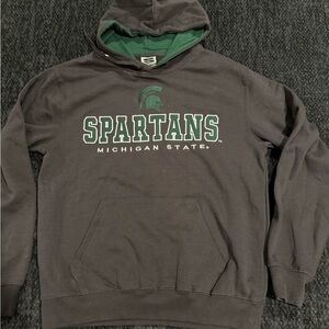 Michigan State Spartans Gray Hoodie Medium